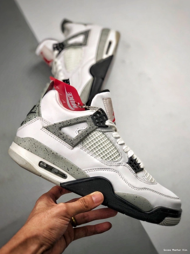 (nike) White OG 840606-192 Cement Air 4 Jordan 0722